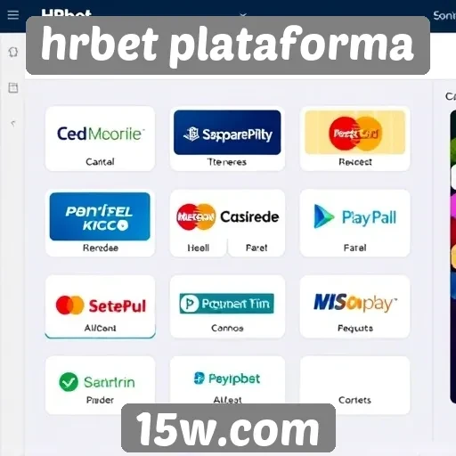 Métodos de pagamento disponíveis na hrbet plataforma